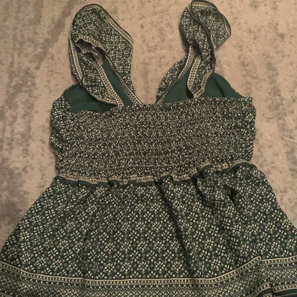 Green Patterned Women's Top - Picture 4 of 4